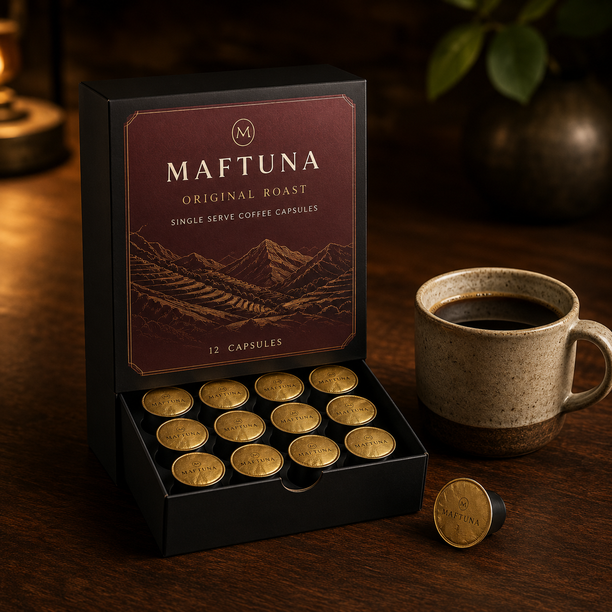 12 Pack Single Serve Coffee Capsules