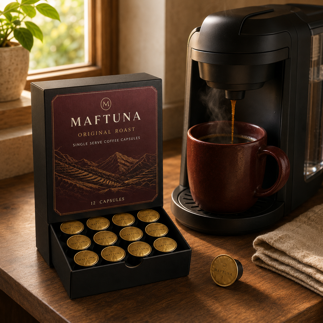 12 Pack Single Serve Coffee Capsules