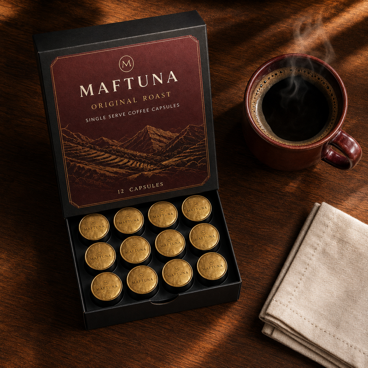 12 Pack Single Serve Coffee Capsules